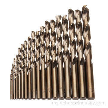 Twist Drill Bit set untuk penggerudian kayu logam